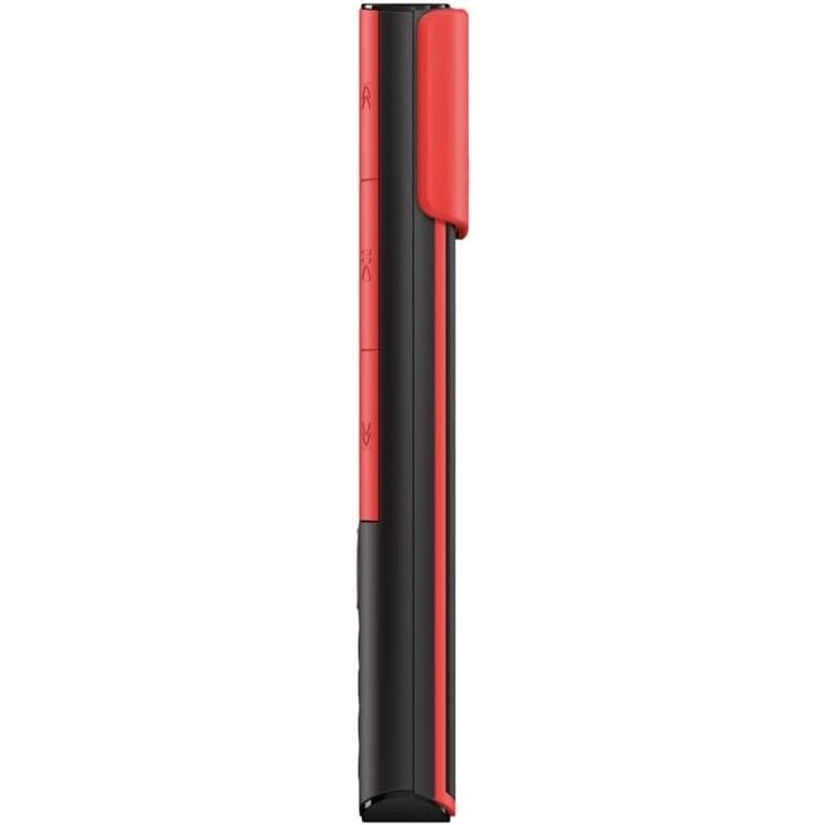 Nokia 5710 Xpress Audio Feature Phone with built-in wireless earbuds, 4G Connectivity, (Dual SIM) - Black and Red