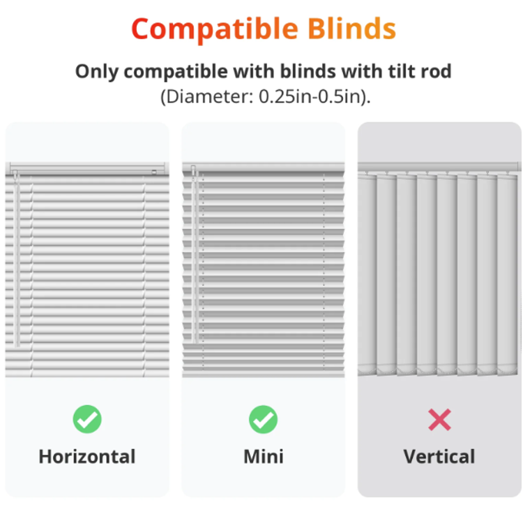 SwitchBot Blind Tilt مع لوحة شمسية