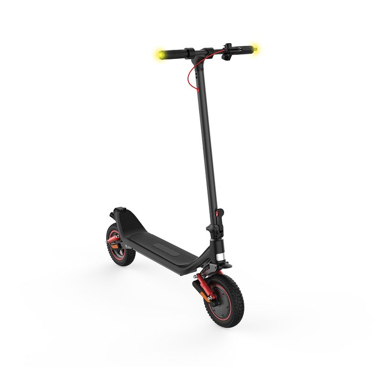 Porodo Lifestyle Drif Foldable Electric Scooter with Impact-Resistant Wheels, LED Display, 500W Max Motor Power, 30km/h Max Speed, 28km Max Distance, IPX5 Water Resistance Level, 120kg Max Load - Black