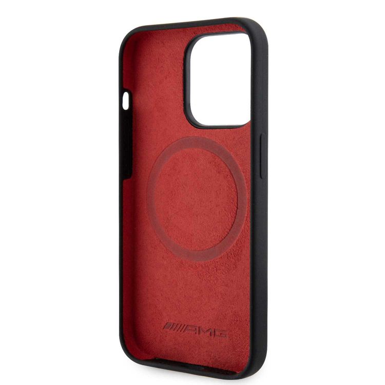 AMG iPhone 15 Pro Max For Silicone Case With The "The Star Is Reborn" Logo - Black