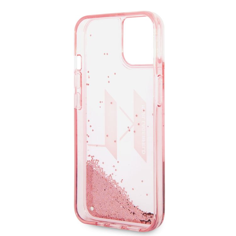 Karl Lagerfeld Liquid Glitter Case Big KL Logo