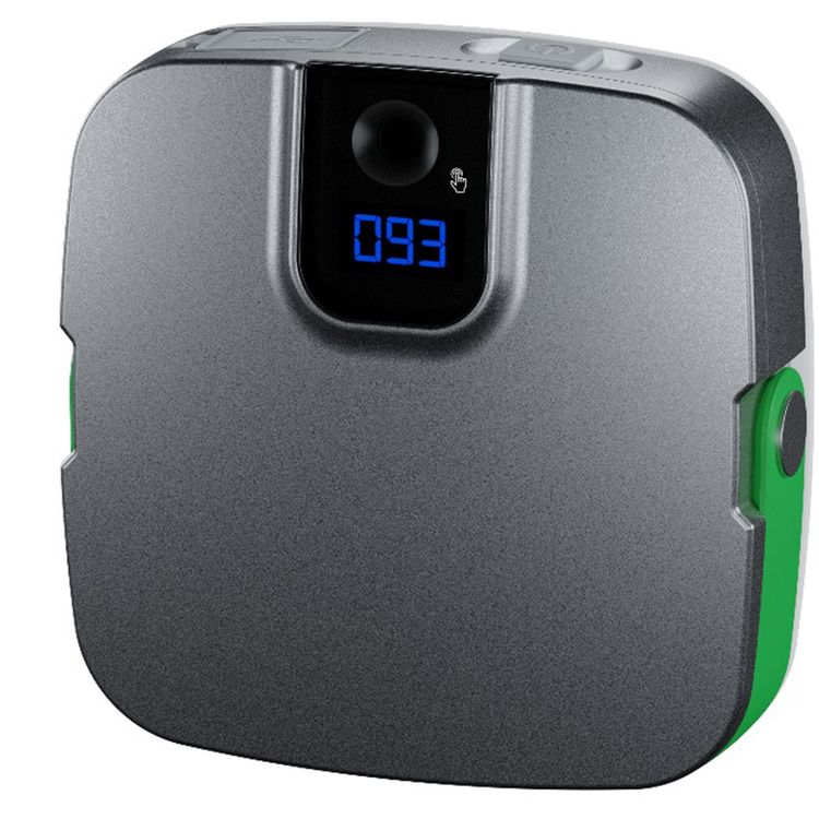 ضوء LED محمول من جرين لايون لومينيكس مع بنك طاقة مدمج، يصل إلى 24 ساعة من وقت العمل، و5 وضعيات للضوء، وشاشة رقمية وتحكم باللمس، قابل لتعديل السطوع، بقوة 10 واط - رمادي