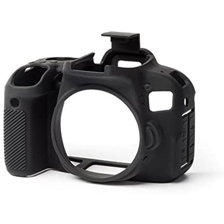 EasyCover Silicon Protective Cover (Camera Cover / Protective Cover / Skin) Custom-Made For Canon EOS 800D - Black