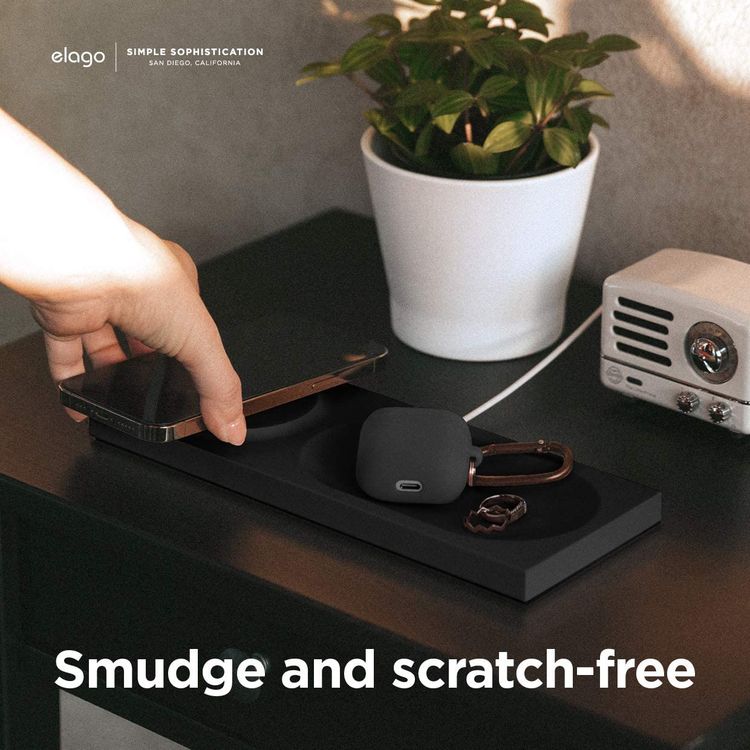 elago Charging Tray with MagSafe Charger Magnetic Wireless Charger Tray, with iPhone 12, Pro, Pro Max, Mini and other Wireless Chargers phones [Magsafe Not Included]