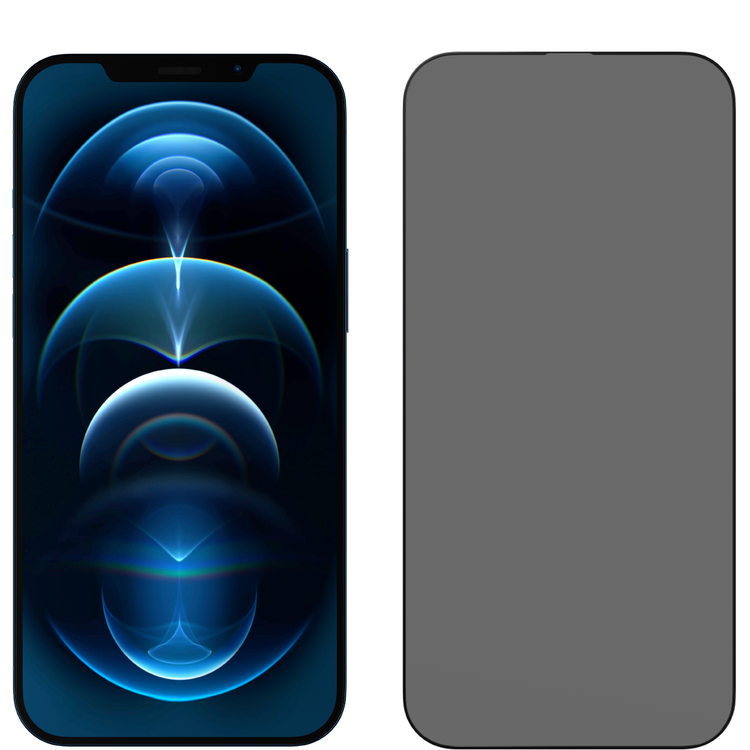 Levelo 9H Anti-Glare Tempered Glass Screen Protector Compatible for iPhone 12 / 12 Pro (6.1") Scratch Resistance - Anti-Bacterial Screen Guard Protector w/ Alignment Frame - Clear