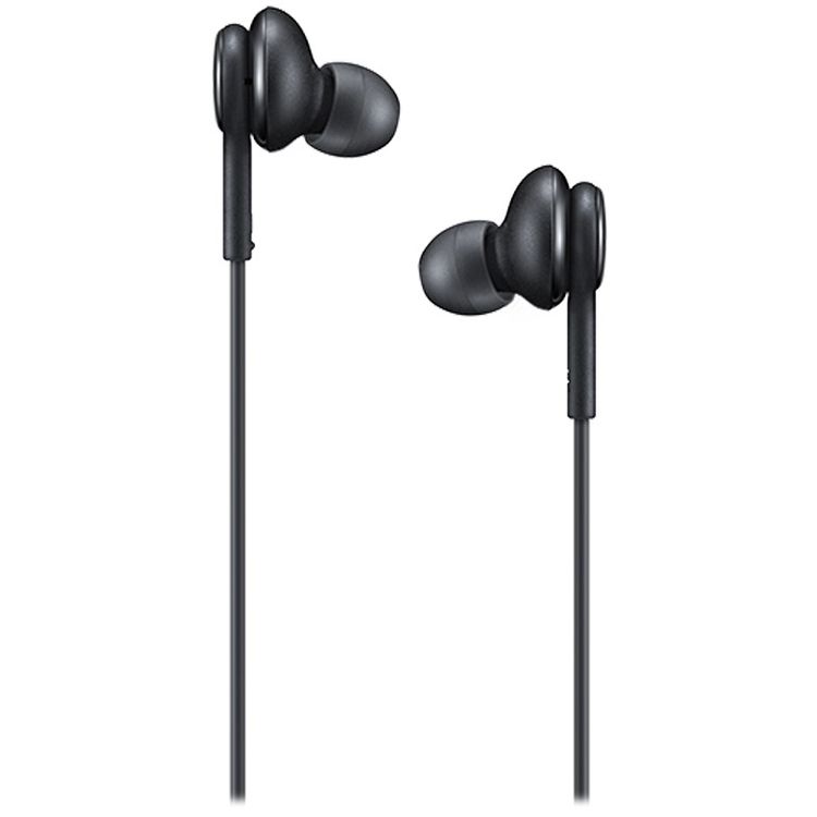 Samsung 3.5mm Jack Earphones, 3 Button Media Control, 20~20kHz  Frequency Response, Comfortable Secure Fit, Comfortable Secure Fit, Plastic Material - Black