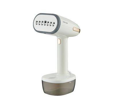 Green Lion Garment Steamer with 1800W Rated Power, 350mL Water Tank Capacity, 32g/min Steam Output, 65.56-110°C Temperature Range, Vertical, Flat, Inclined Steaming, 35 Seconds Fast Heating Time, 20 Minutes Continuous Steam Time, Gentle Fabric Care, Automatic Shut Down, Detachable Water Tank - Beige