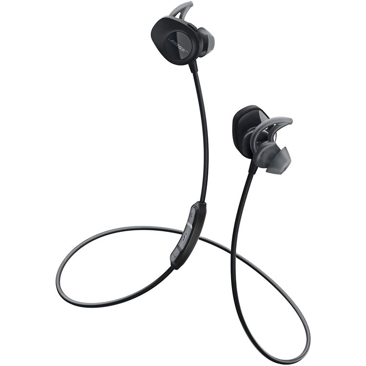 Bose SoundSport In-Ear Headphone, Wireless Earbuds, (Sweatproof Bluetooth Headphones for Running and Sports) 6-hours Battery Life - Black