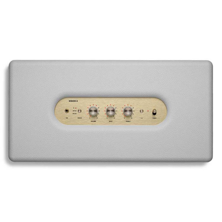 Marshall Woburn II Bluetooth Wireless Stereo Speaker with Bluetooth Version 5.0, Jack 3.5mm Connectivity, 10m Bluetooth Range, App Controller - White