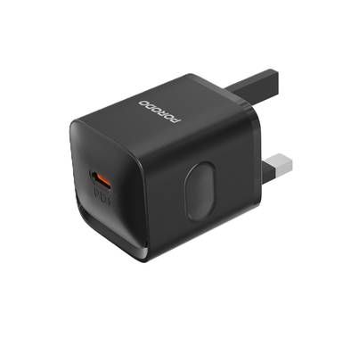 شاحن حائط Porodo USB-C Power Delivery مع كابل USB-C إلى C