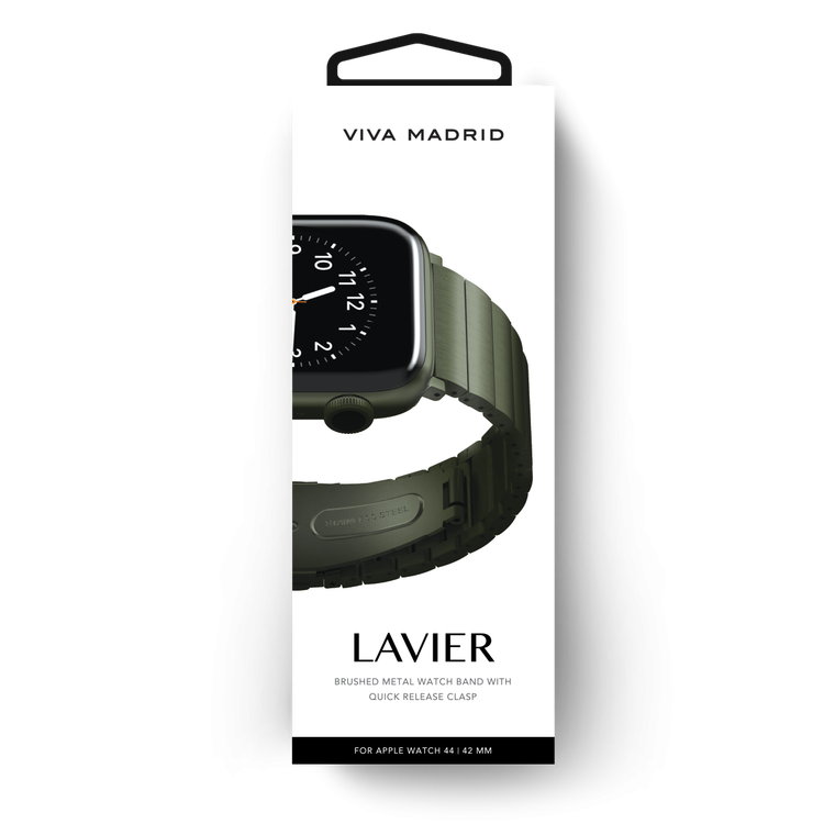Viva Madrid Lavier Metal Watch Strap For Apple Watch 42/44MM - Green