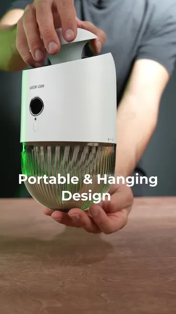 Green Lion Insect Killer Lamp 500 SQ.FT Control Range,  Durable ABS+PC Material, Portable & Easy Hanging, No Peculiar Smell, Radiation-free, Simple Operation, 5W Power