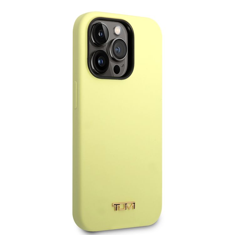 Tumi HC Liquid Silicone Case For iPhone 14 Pro Max - Yellow