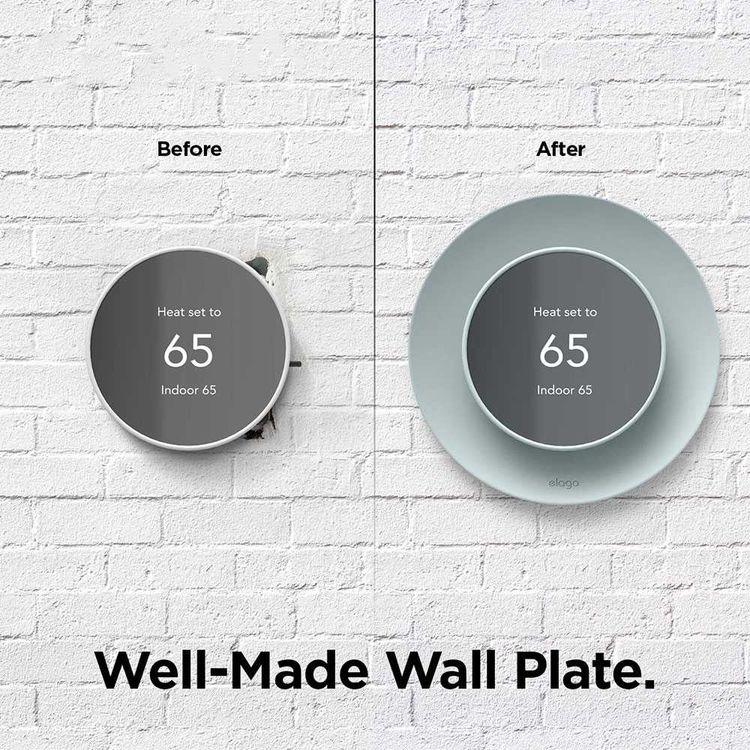 Elago Satellite Wall Plate Cover Plus for Nest Thermostats 2020 - Mint Green