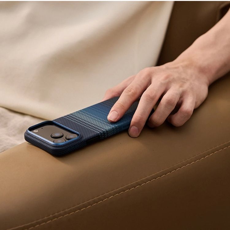 Pitaka Ultra-Slim Case for iPhone 17 Pro with MagSafe Compatibility, Scratch protection, Ultra-Slim, PitaTap, Lightweight Design - Moonrise