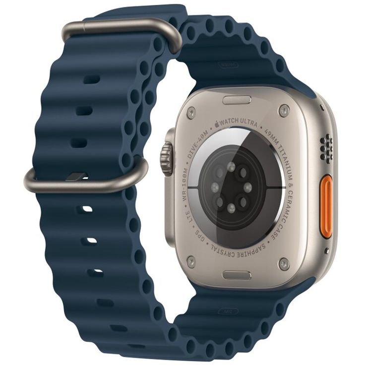 Apple Watch Ultra 2 GPS + Cellular with Titanium Case & Blue Ocean Band | 49 MM | Ocean Blue