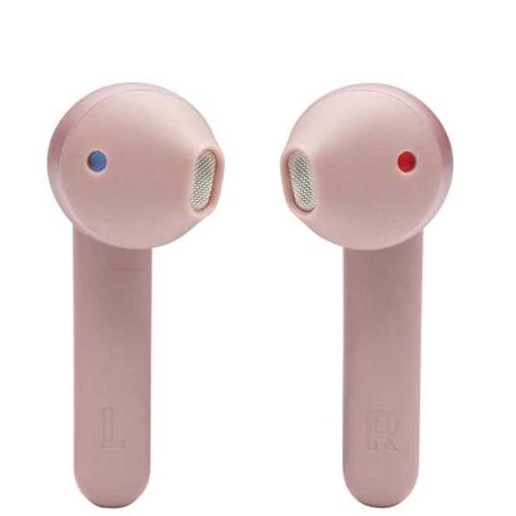 JBL T220 True Wireless Bluetooth In-Ear Headphone, Pure Bass Sound, 19-hours Playtime, Hands-free Calls, Compatible with Android and iOS - Pink