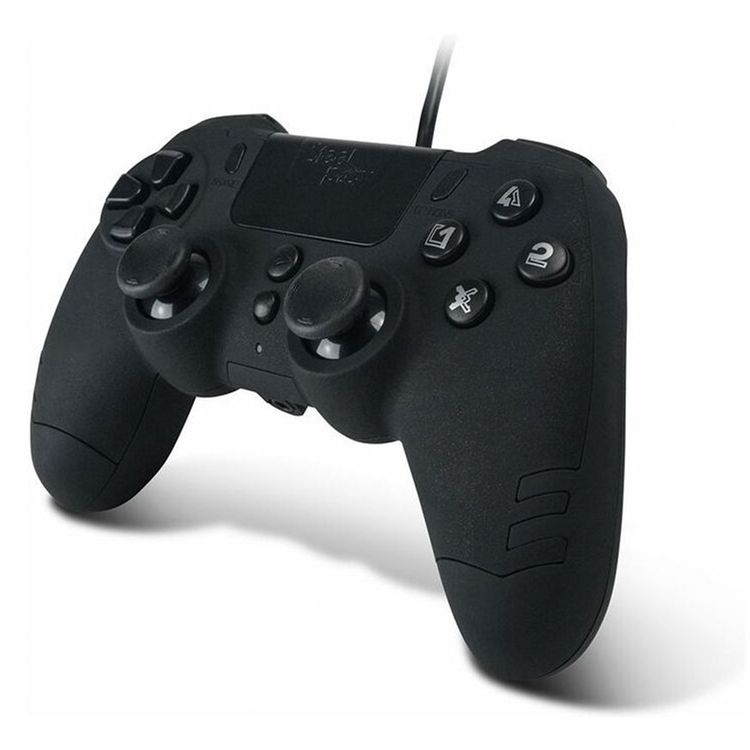 Steelplay Slim Pack Wired Controller For PC/PS4  - Black