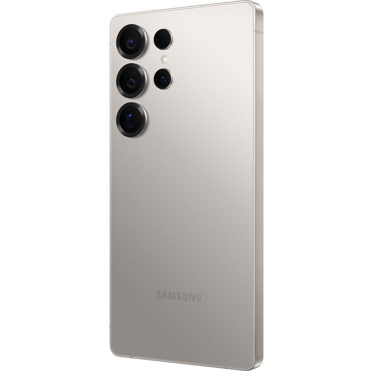 Samsung Galaxy S25 Ultra with 256GB Capacity, 6.8-inch Screen Size, Octa-Core CPU, 5G Network Technology, Rounded Design, 50MP Rear Camera, Middle East Version - Titanium Gray