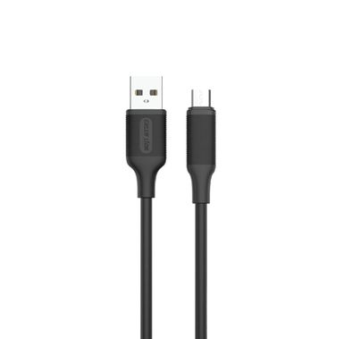 Green Lion USB-A to Micro PVC Cable, 480 Mbps Transfer Speed, 10000 Bends Life Span, Secure & Safe, 1 m Cable Length - Black