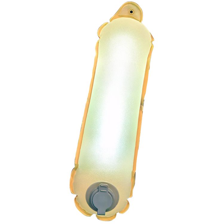 Porodo Inflatable Outdoor Magnetic Tube Light with Warm & White Light, Up to 15 Hours Working Time, Magnetic Attachment, Up to 150 Lumens Brightness, 2000mAh Battery Capacity, Type-C Charging Port, TPU Material - White