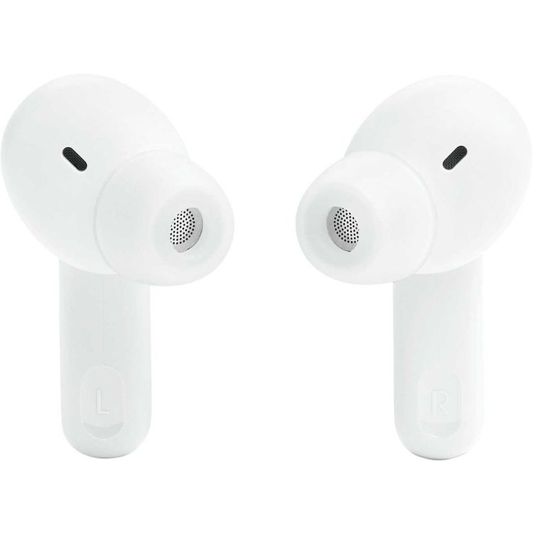 JBL Tune Beam True Wireless Earbuds In-Ear with Mic, Water & Dust Resistant, Bluetooth 5.3, Ambient Aware & Talk Thru, Multi-Point Connection, Active Noise Cancelling, Touch Control, Fast Charge - White