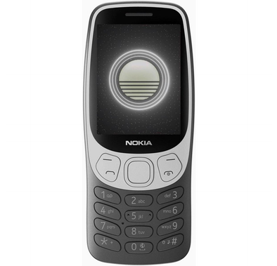 Nokia 3210 4G TRA Version (2024), All-New Classic Keypad Phone with Dual SIM - Grunge Black