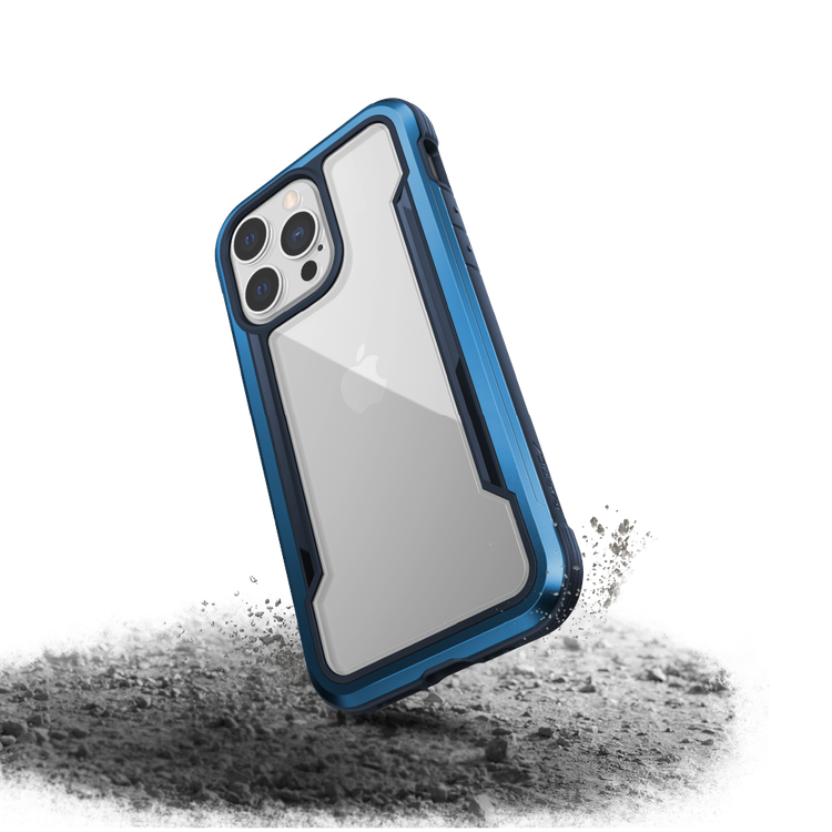 X-Doria Raptic Shield Pro Case with Sleek Design Compatible for iPhone 13 Pro Max (6.7") Durable Aluminum Frame, Easy Access to All Ports, 10ft Drop Tested, Shock Absorbing Protection Back Cover Suitable with Wireless Charging