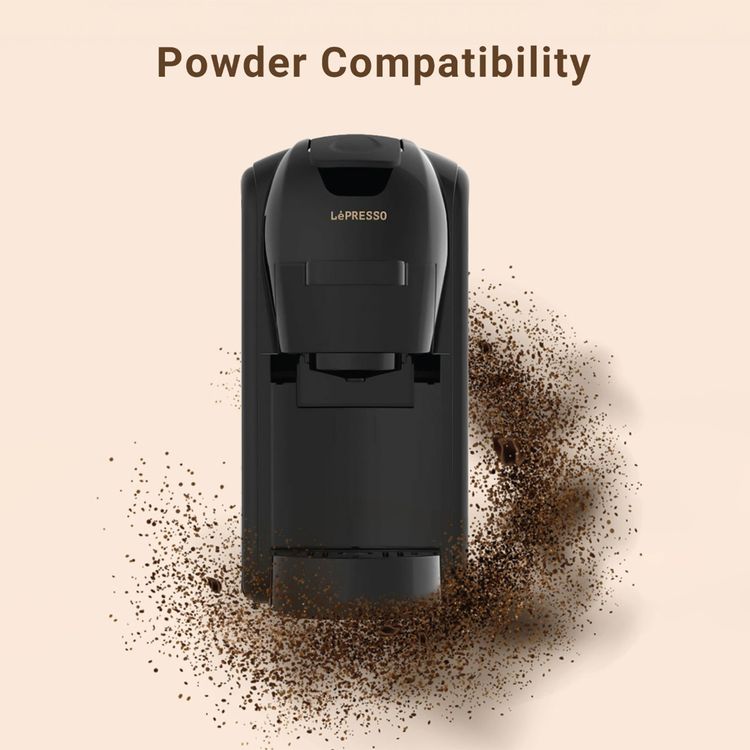 LePresso Lieto Multi-Capsule Coffee Machine with 600mL Water Tank Capacity, Fast & Efficient Brew, 19 Bar Pump, Energy Efficient, User Friendly Interface - Black