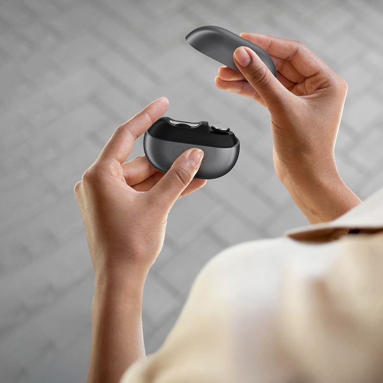 Porodo Multi-Function Electric Nail Clipper with Dual-Speed Settings for Trimming & Polishing, 500mAh Battery, 3 Hours Working Time, Built-in LED Light, Magnetic Safety Cover, USB-C Charging Port - Gray