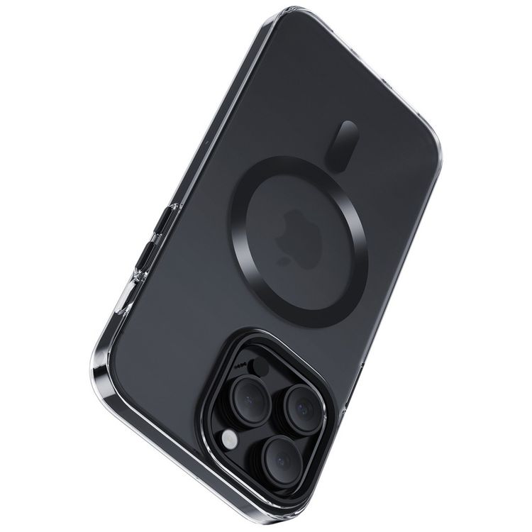 Green Lion Matte MagSafe (Metal Camera Ring and Metal Button) - Black - iPhone 15 Pro Max