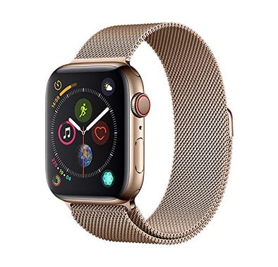 Devia Elegant Series Milanese Loop Replacement Wrist Band Strap, Stainless Steel Strap Compatible for Apple Watch 38/40mm - Rose Gold
