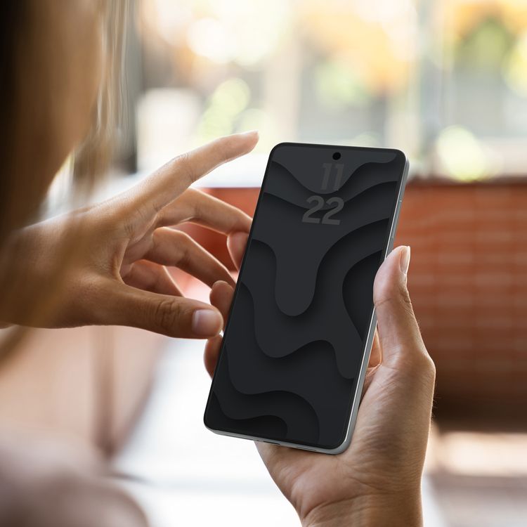 Levelo CurveFit DLC Privacy Screen Protector for Samsung S26 Ultra, 7H Mohs Hardness, Oleophobic Coating, Full Coverage, Impact Resistance, Anti-Fingerprint Coating - Black