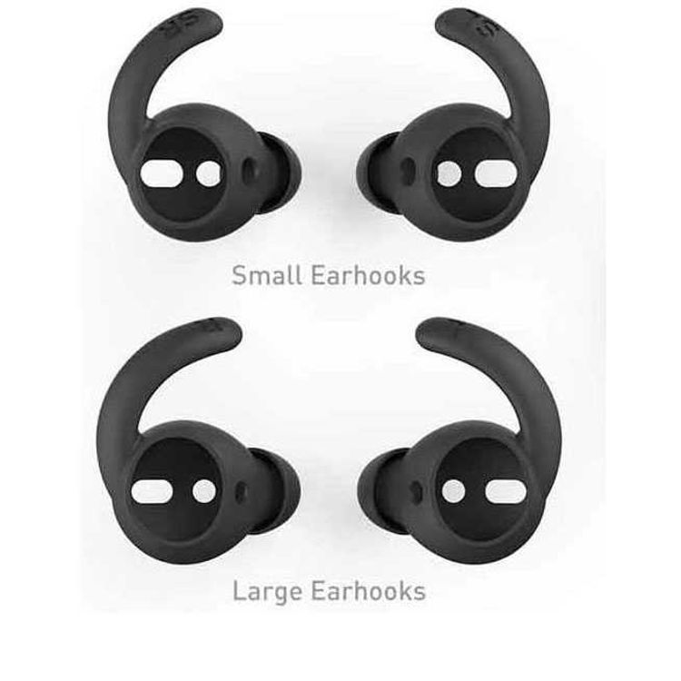 AhaStyle Earbuds Cover for AirPods Pro, Anti-Slip Earbuds Tips with Strap Suitable for Cycling, Working Out at Gym, and Other Fitness Activities (L/S)