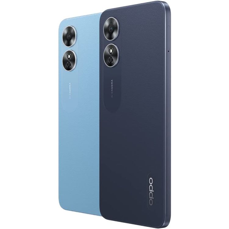 OPPO A17 Dual SIM 64GB 4GB RAM 4G LTE, Lake Blue MIDDLE EAST VERSION