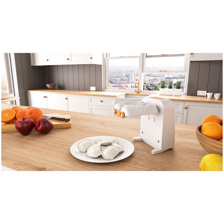 Porodo Lifestyle Portable Dumpling Maker with Type-C Charging Port, Easy to Operate, Easy to Clean, 2200mAh Built-in Battery - White