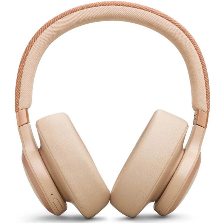 JBL Live 770NC Wireless Over-Ear Noise Cancelling Headphones, 65h Battery Life, 3h Charging Time, Bluetooth 5.3, Comfort-Fit Fabric Headband, True ANC, Personi-Fi 2.0 - Sandal