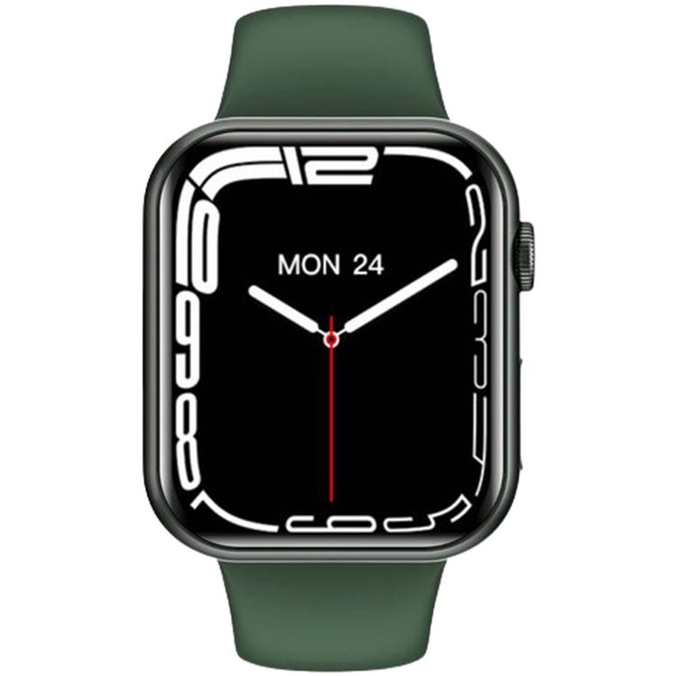 Green Lion Active Pro Smart Watch with Silicone Strap Included, Double Tap Function, Waterproof, Full Round Display, 230mAh Battery Capacity, Long Battery Life - Green