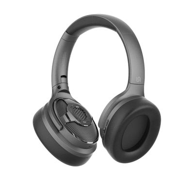 Porodo Zuma 2-in-1 Headphones Speaker, Up to 5 Hours Speaker Play Time, 1200mAh Battey, Built-in FM Radio, Noise Reduction, Up to 30 Hours Headphones Play Time, Bluetooth Version 5.4, 40mm Speaker Diameter - Black