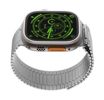 حزام ساعة ليفيلو ميلانيزي لساعة أبل - التيتانيوم