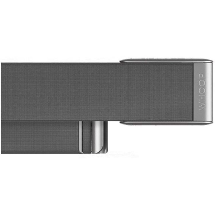 WHOOP HydroKnit Wristband for WHOOP 4.0, Quick Drying, 24cm Length, Stainless Steel, Adjustable for All Wrist Sizes, Polyester & Elastane - Storm Grey