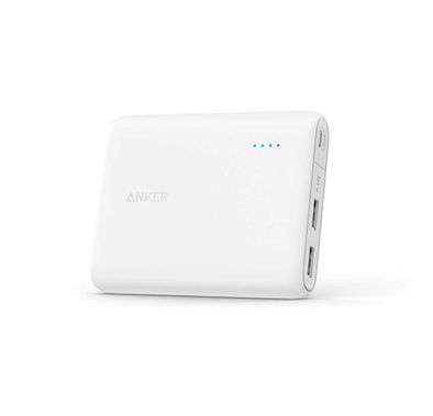 Anker PowerCore 10400mAh External Battery Pack, Provides protection against short circuits and over-charging - White