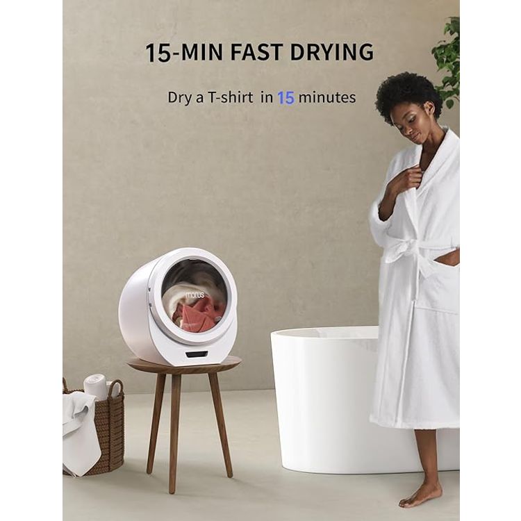 Morus Zero Portable Tumble Dryer 1200W - Chalk White