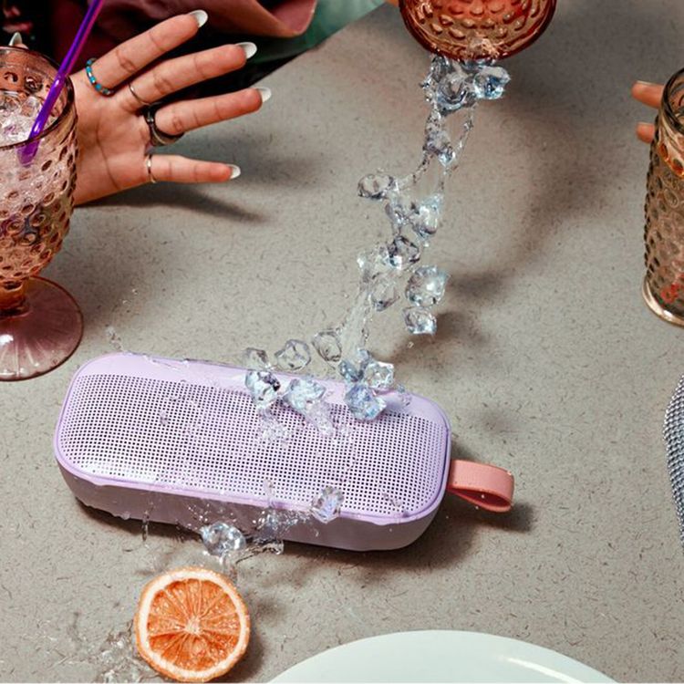 Bose SoundLink Flex Bluetooth Portable Speaker with Built-in Microphone, Up to 12 Hours Battery Life, USB-C Charging Port, IP67 Waterproof, Bluetooth & USB Connectivity - Lilac Purple