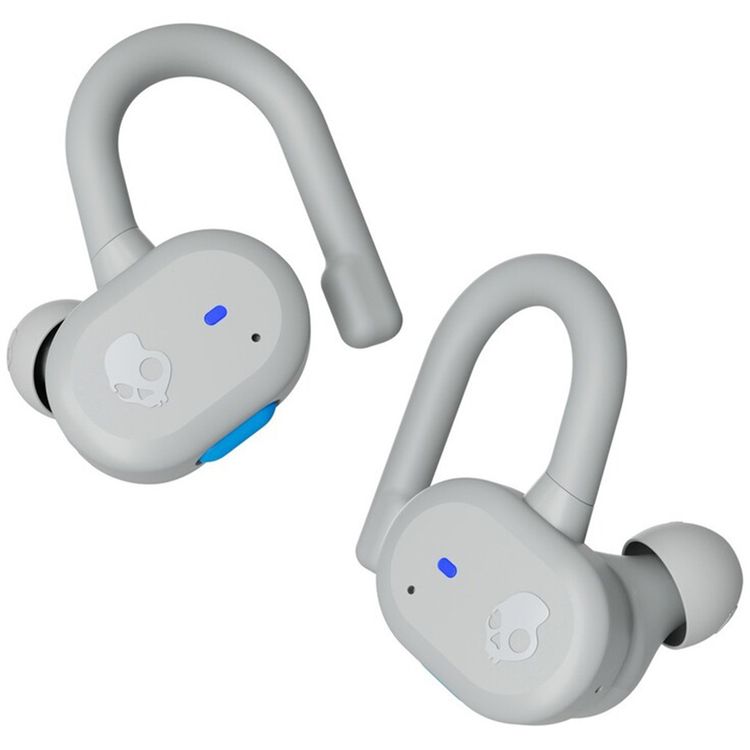 Skullcandy Push Active True Wireless in-Ear Earbuds, Call, Track & Volume Controls, Dual Noise-Reducing Microphones, 44 Hours Total Battery Life, 6 mm Driver Diameter - Blue/Gray
