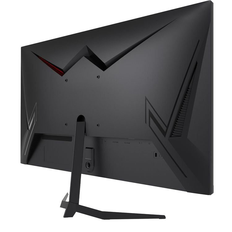 Porodo Gaming 25" RGB Lightning Monitor Durable Stand - Black - 24 Inch