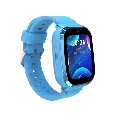 Porodo 4G Kids GPS 1.85 inches Smart Watch Junicare with Touch Display, 36 Hours Working Time, 3 Hours Charging Time, Video Calling - Blue