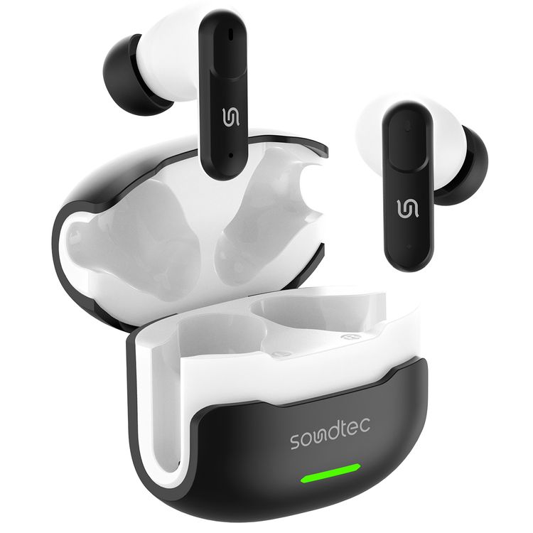 Porodo Prosound TWS Wireless Earbuds with Ergonomic In-Ear Design, 300mAh Charging Case & 35mAh Earbuds Battery, Bluetooth Version 5.4, Up to 120 Hours Play Time, Hands-Free Calling, Stereo Sound Quality, Advanced Noise Reduction - Black