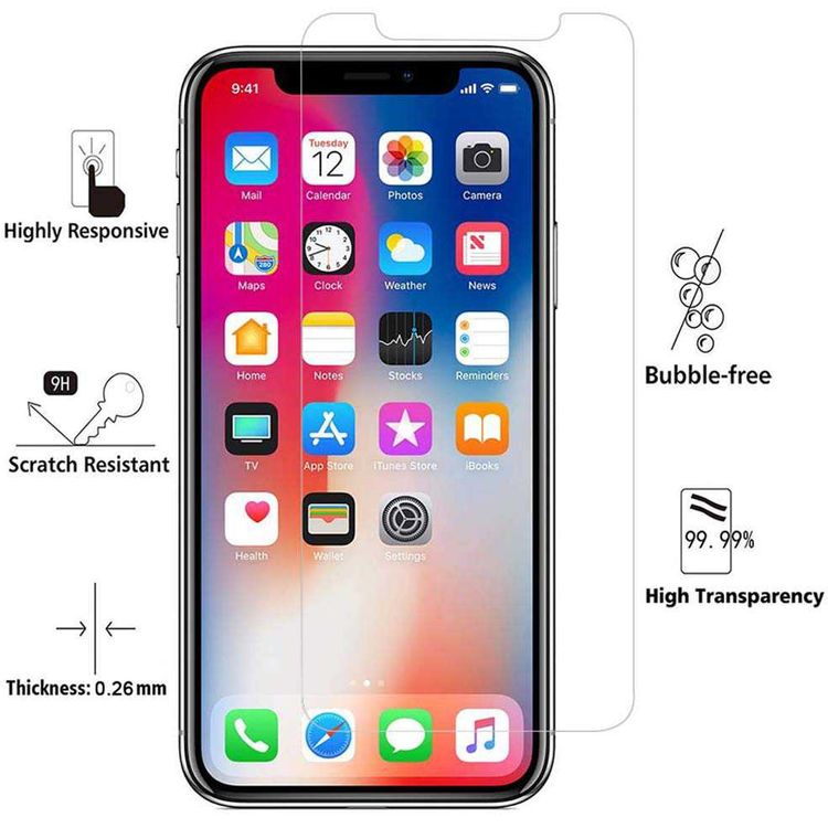 Devia Entire View Tempered Glass 0.26mm for iPhone 11 / iPhone XR - Clear