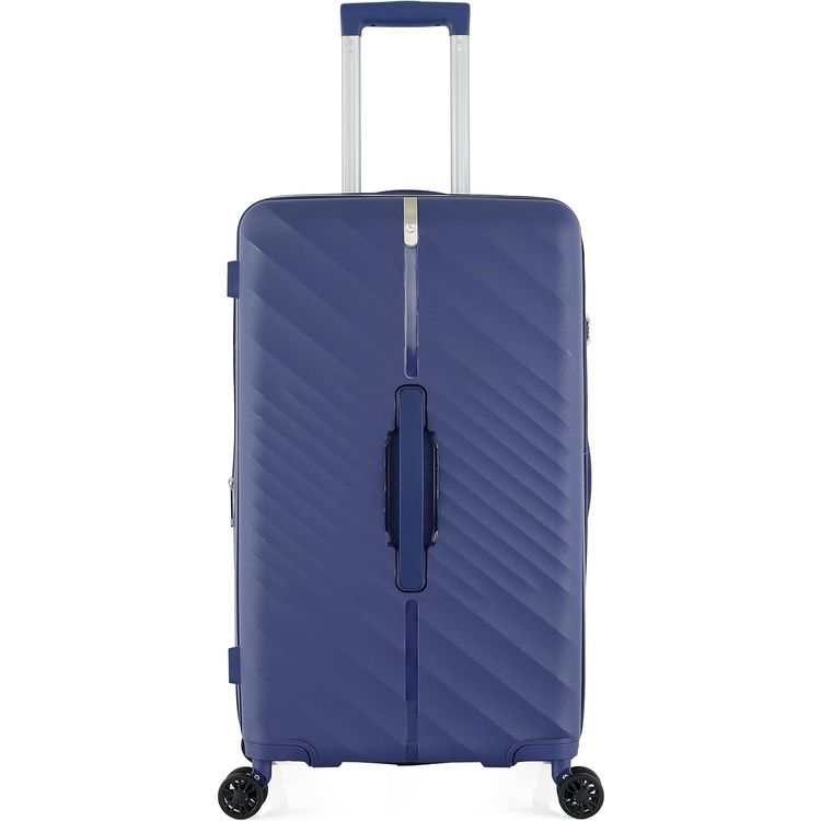 H.T Luggage Bag, Hard Case Polypropylene (PP) Material - Medium/Blue